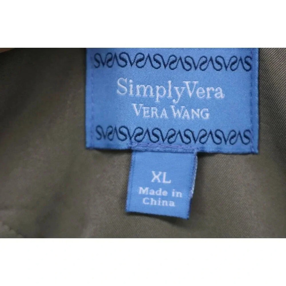 Simply Vera VeraWang Sleeveless Wrap Top-Size XL-New with Tags - Picture 5 of 9